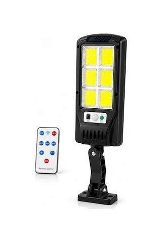 Güneş Enerjili Solar Led Bahçe Lambası, Kumandalı Hareket Sensörlü 3 Modlu Ip65 Dış Mekan Duvar Aydınlatma, Ayarlanabilir Solar Aplik, Balkon Teras Garaj Diğer