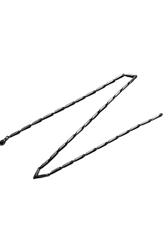 Çelik Kolye Titanyum Melon Düz Model 2 Mm 55-60 Cm Siyah Black Siyah