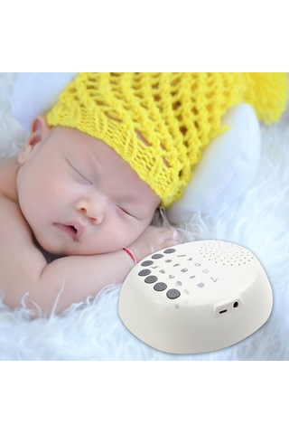 Neevoyu Bebek Uyku Makinası - 15 Rahatlatıcı Ses İle Uykuya Alma, Zamanlayıcı Fonksiyonlu, Usb Ve Pil Gücü, Taşınabilir Diğer