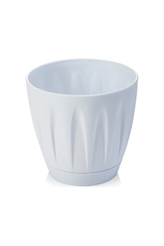 Papatya Saksı 22 Litre - Beyaz Renk