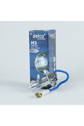 Delco U.s.a H3 +%30 Fazla Işık 12 Volt Halogen Ampul Pk22s 10 Adet