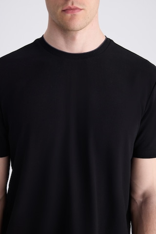 D's Damat Ds Damat Regular Fit Siyah Düz %100 Pamuklu T-shirt 4hc1400110372 001