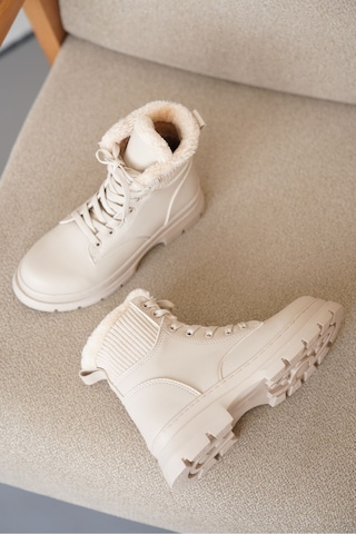 D0988 Soğuk Geçirmez Kışlık Kadın Bot & Bootie Nut