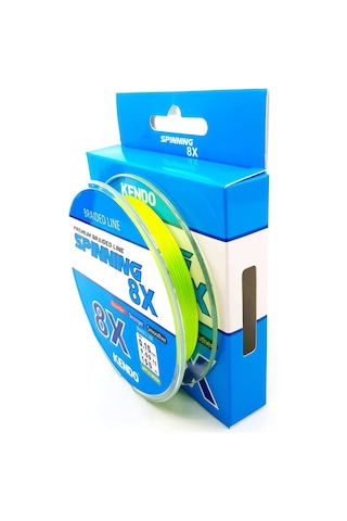 Kendo Spinning 8x Fighting 150 Mt Örgü İp Apple Green