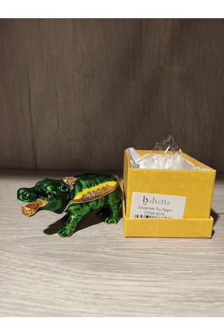 Swarovski Taşlı Su Aygırı Mücevherlik / Dekoratif Biblo