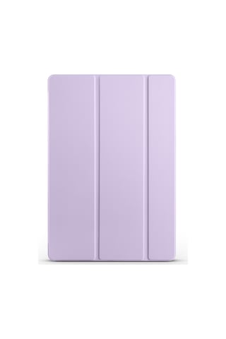 Kilifone - Galaxy Tab S10 Fe Plus Uyumlu - Tablet Kılıfı Smart Cover Standlı 1-1 Kılıf - Lila - T37677 Kılıf