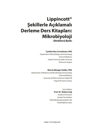 Lippincott Mikrobiyoloji: Şekillerle Açıklamalı Derleme Ders Kita