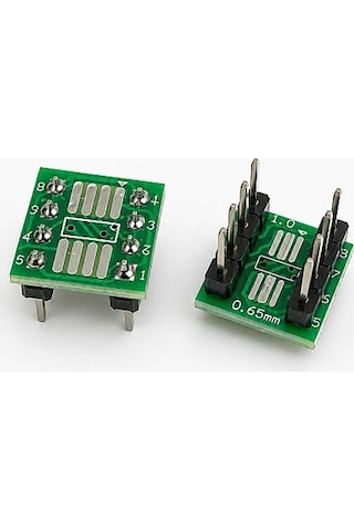 8 Pinli So Msop Tssop Soıc Sop8'yi Dıp8'e Dönüştürücü Adaptör Kart
