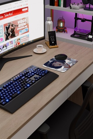 Noragami Kaymaz Dikişli Kauçuk Oyuncu Mousepad V1 - 22x18 Gaming Mouse Pad Fare Altlığı