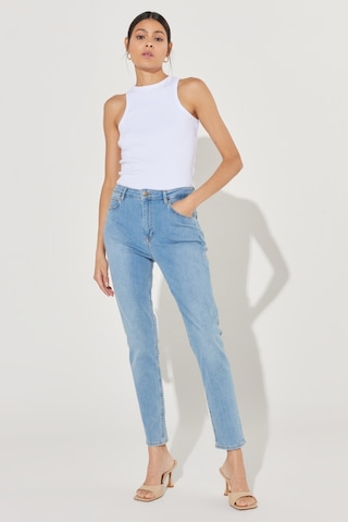 Lee Foreverfit Skinny Fit Dar Kesim Yüksek Bel Çok Dar Paça Mavi Kadın Esnek Jean Denim Kot Pantolon L32S006B44 Açık Mavi