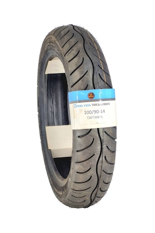 Iran Yasa Tıre&Rubber 100-90-14 Tl Taftan (Dubleks) (İç Lastiksiz Tip) Ön/Arka Motosiklet Lastiği