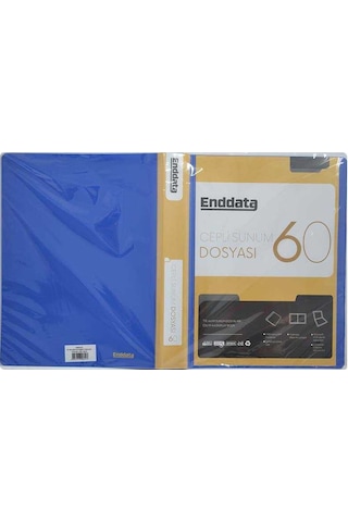 Enddata Ön Cepli Sunum Dosyası 60'lı Mavi 1260-1