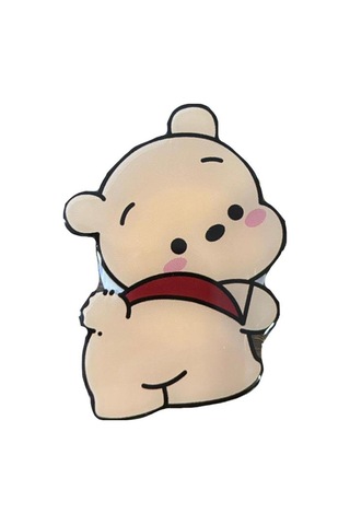 E2m Pop Socket Telefon Tutucu Ayıcık Kahverengi Kahverengi