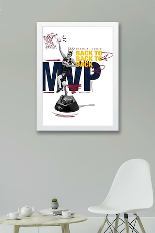 Nikola Jokic Mvp Çerçeveli Tablo - Basketbol Nba Posteri Tablo