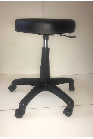 xDekofis Taburex Oturak Amortisörlü Dönebilir Tekerlekli Tabure