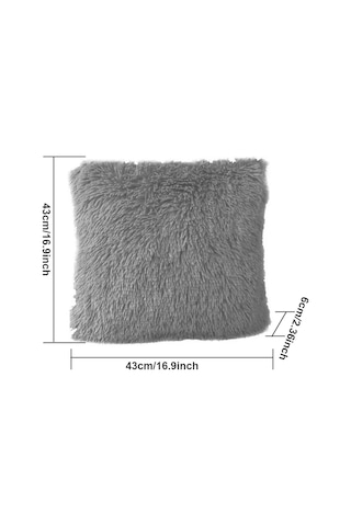 Monyee 2 Adet Plüsh Kumaş Yastık Kılıfı - Yumuşak, Isınabilir, Ev Dekorasyonu İçin Koltuk, Yatak, Pencere Oturma Alanı Uygun - 43x43 Cm Haki