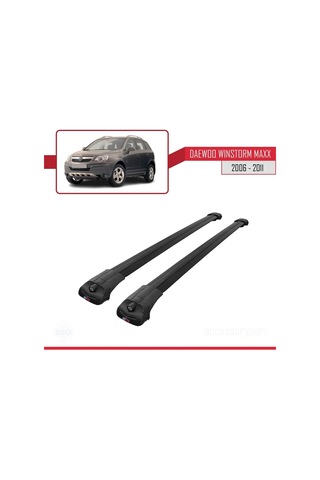 Daewoo Winstorm Maxx 2006-2011 Arası İle Uyumlu Ace-1 Ara Atkı Tavan Barı Siyah