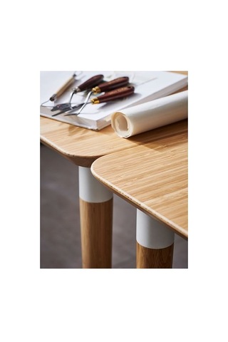 Ikea Hılver Çalışma Masası Ayağı, Bambu, 70 Cm