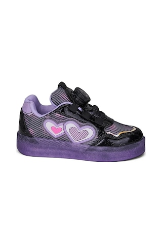 Tuğba Ortopedi 028 Kız Çocuk Led Işıklı Sneaker Siyah