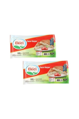 Ekici Taze Kaşar Peyniri 600 G X 2 Adet