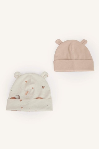 Defacto Desenli 2li Penye Bere Erkek Bebek I1059a526wnbg303 Bej-bg303