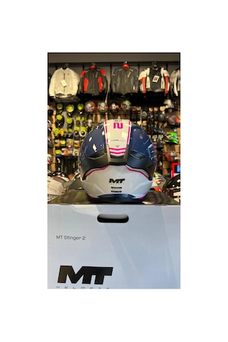 Mt Kask Ff126 Stınger 2 Core A8 Parlak Şeffaf Vizörlü Çok Renkli