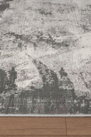 Matris Mı001g Gri Halı Modern Pamuk Taban Akrilik Tozuaz Salon Yatak Odası Koridor Halısı-1328