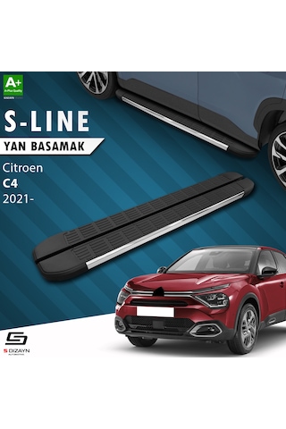 S-dizayn Citroen C4 3 S-line Krom Yan Basamak 183 Cm 2021 Üzeri