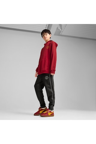 Puma X Harry Potter Genç Rahat Kesim Kapüşonlu Sweatshırt 630078 13 Kırmızı