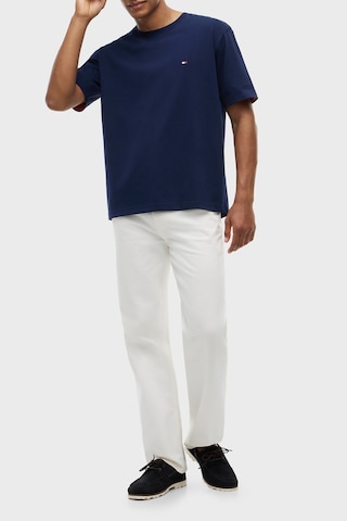 Tommy Hilfiger Pamuklu Regular Fit Bisiklet Yaka T Shirt Erkek T Shirt Mw0mw43203 Dcc Lacivert