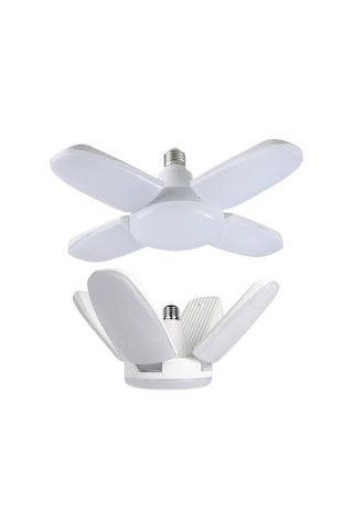 60 Watt 4 Kollu Pervane Led Ampul Beyaz