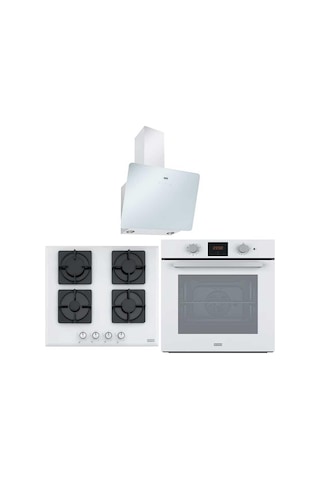 Franke FSL 86 H WH - FHNS 604 4G WH C - FPJ 615 V WH A/600 Beyaz Ankastre Set