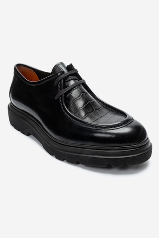 Dericlub Erkek Kalın Taban Klasik Loafer Gerçek Deri Fr 54081 Siyah Açma