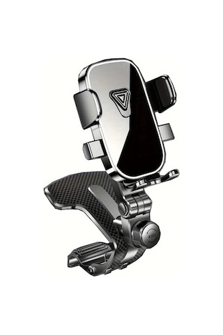 Primepickings 360 Derece Dönebilir Çok Fonksiyonlu Black Araç İçi Telefon Tutucu Titreşim Önleyici Karbon Fiber