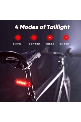 Gece Sürme İçin Bisiklet Işıkları, Alüminyum 10000 Lümen Şarj Edilebilir 6000mah Acid Yeşili