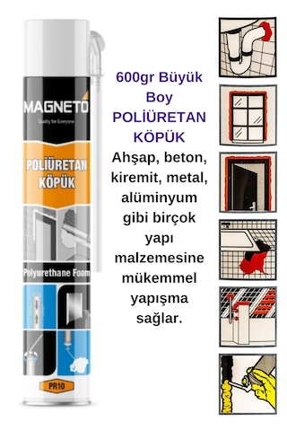 Pu Poliüretan Köpük 600 Gr