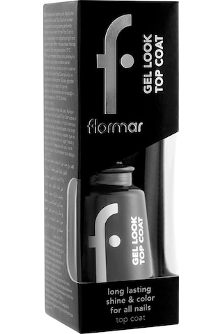 Flormar Gel Look Jel Tırnak Efektli Son Kat Cilası 000 Transparent