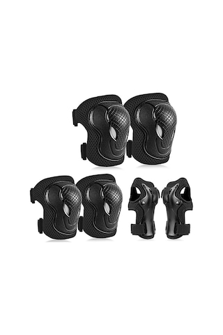 Md-611 6 Adet Çocuk Bisiklet Paten Diz Dirsek Bilek Ped M 001