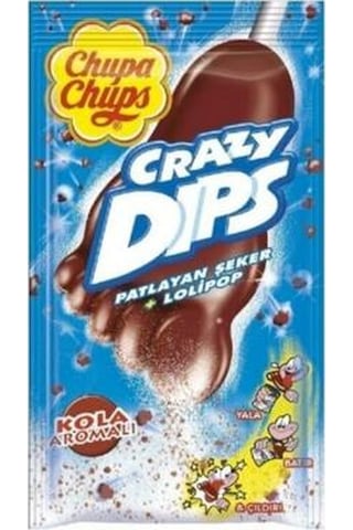 Chupa Chups Patlayan Şekerli Kola Aromalı Lolipop Şekerleme 14 G X 24 Adet