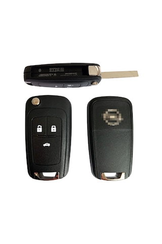 Opel Astra J 2009-2015 Uyumlu Vidalı Logolu Anahtar Kumanda Kabı Oto Anahtarlık