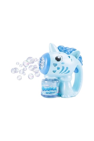 Funny Bubbles Elektirikli Unicorn Köpük Tabancası Mavi