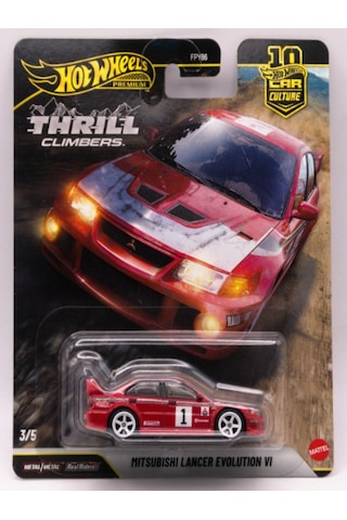 Hot Wheels Thrill Climbers Mitsubishi Lancer Evolution Vı Kırmızı Hot Wheels Thrill Climbers Mitsubishi Lancer Evolution Vı Kırmızı