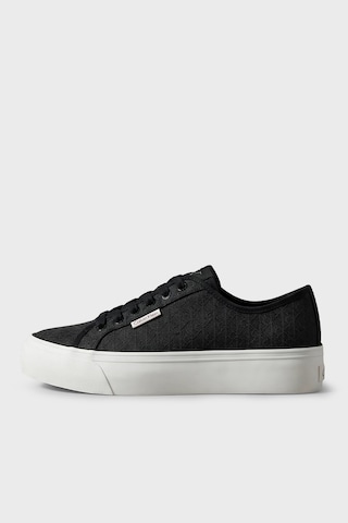 Calvin Klein Logolu Platform Sneaker Ayakkabı Hw0hw03265beh Bayan Ayakkabı Hw0hw03265 Beh Siyah