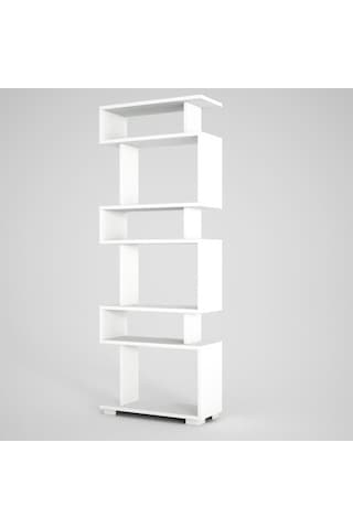 Dekorister Blok Kitaplık Beyaz
