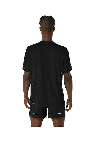 Asics Metarun Ss Top Erkek Siyah Beyaz Tshirt 2011d286-001 Siyah - Beyaz