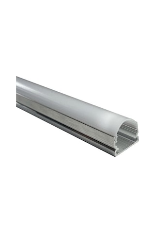 Lineer Alüminyum Boş Kasa Profil - Led Bar Boş Kasa Opak Cam 1metre