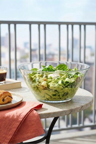 Lav Vega Cam Salata Kasesi Tekli Ekstra Büyük 2165 ml (Sunum Kasesi , Hazırlık Kasesi)