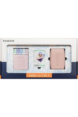 Instax Mini Link 3 R Bundle Box Anlık Fotoğraf Yazıcısı Pembe