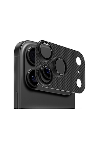Apple Uyumlu iPhone 17 Pro Max Zore Cl-21 Kamera Lens Koruyucu Siyah
