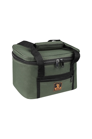 Vkemall Balıkçılık Soğutucu Çanta - Yeşil 600d Oxford Kumaş + Alüminyum Folyo, S 24x17x18cm Çok Renkli